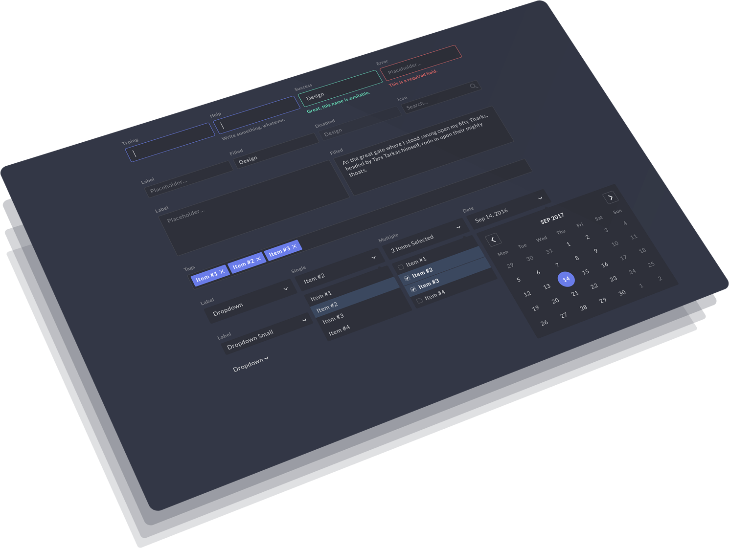 Dashboard UI Kit 1.0 - Style Guide